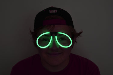 Green Glow Stick Eye Glasses- Single Packs